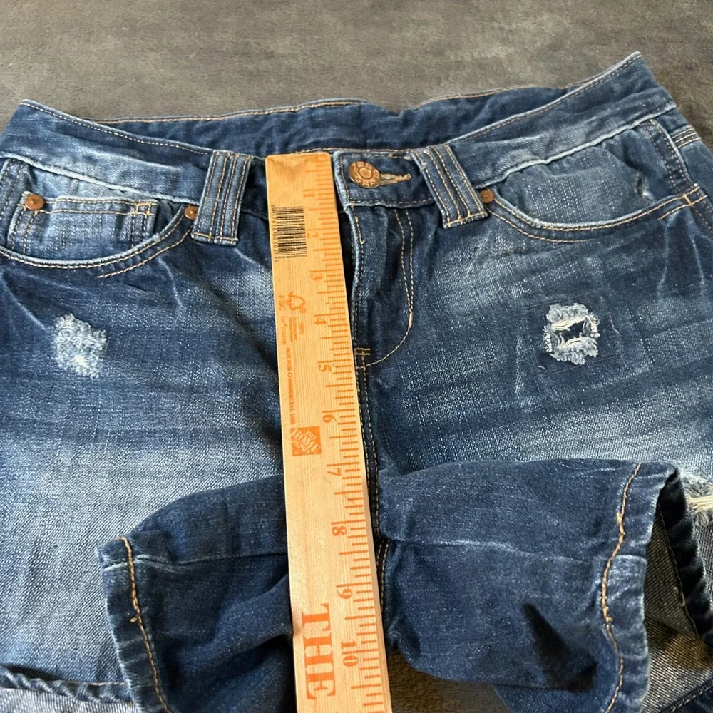 Gap Distressed Denim Shorts Casual Summer Dark Wash Jean Blue Womens 6 30x4.5